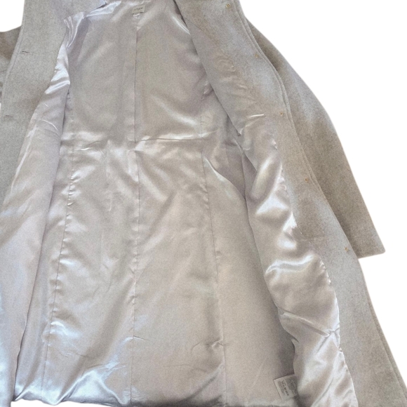 J.Crew Wool-blend Lady Coat / Jacket AT107  Heather Dusk Grey Size 12 - Picture 13 of 16